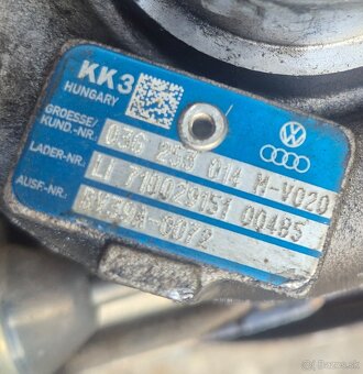 Predám turboduchadlo pre 1.9tdi 77kw VW GROUP - 7