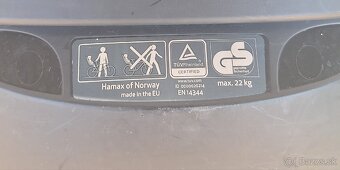 Detska sedacka na bicykel Hamax - 7