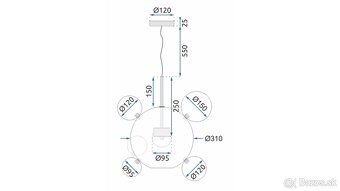 stropné svietidlo Too light - 7