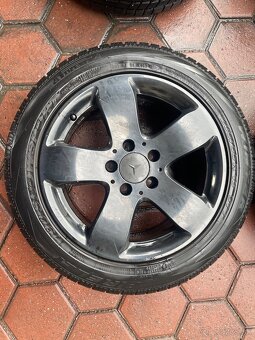 Alu disky MERCEDES 5x112 R16 obuté zimné gumy - 7