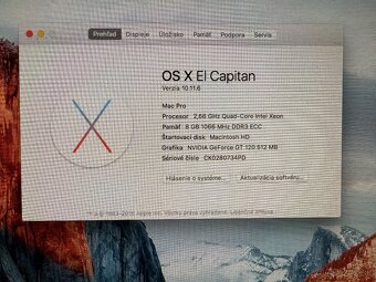 Apple Mac Pro 4,1 / 5,1 – Quad-Core 2,66 GHz, 8 GB RAM - 7