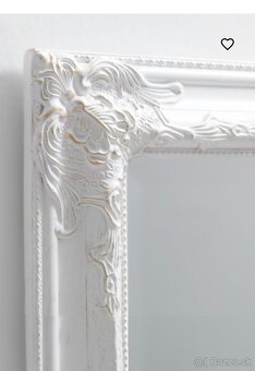 white mirror with gold details - 7