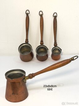 Rôzne retro kuchynské potreby mosadz a medené - 7