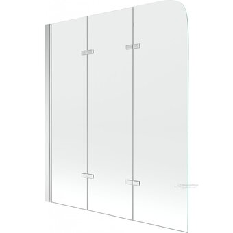 Mexen FELIX vaňová zástena 3-krídlová 120 x 140 cm číra - 7