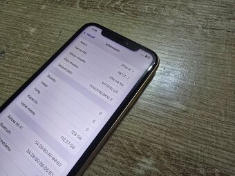 Iphone XR 128gb zlte v top stave plnefunkcny na displeji nie - 7