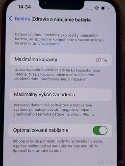 Predám Apple IPhone 14 128GB (RED) - 7