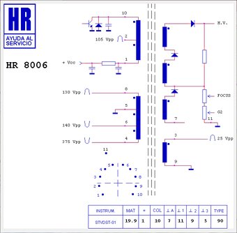VN transformátor HR 8006 - 7