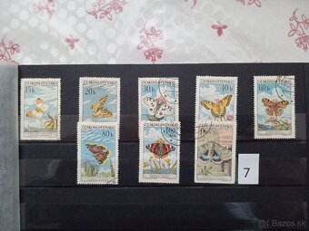 Poštové známky č.433 - ČESKOSLOVENSKO - 20 sérií - 7
