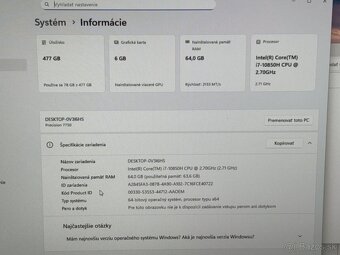 Dell Precision 7750/i7 10850H/64GB/512GB/RTX 3000 - 7
