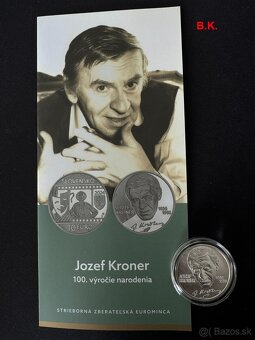 Pamatne zberatelske SVK euromince 10€ / 20€ / pamatny list - 7