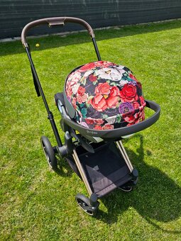 Cybex Priam set 3v1 Spring Blossom Dark Fashion - 7