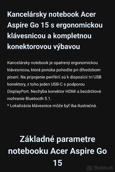 Predam Acer Aspire Go 15 Pure Silver - 7