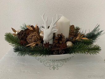 Vianočná dekorácia, vianočný lopár - 7