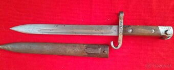 Bodák Mannlicher 1895 poddôstojník ČSR,bodák pre mužstvo. - 7