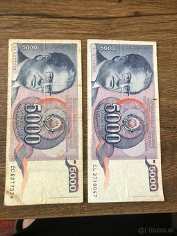 Bankovky JUHOSLAVIA 5 - 7