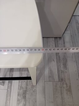 Barové stoličky biele - 7