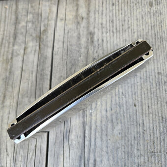 Predám dve vintage ústne harmoniky M.Hohner a Blessing - 7