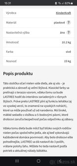 Jedálenská stolicka Kinderkraft - 7