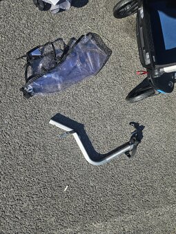 Thule Chariot Cross 1 +bike set + kocik set + jogging set - 7