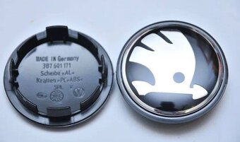 ✅SKODA✅ STREDOVE KRYTKY KOLIES / PUKLICKY DO KOLIES - 65 MM - 7