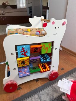 Detské drevené Chodítko multifunkčné - 7