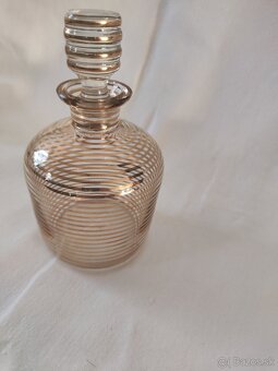 Nádherná stará dóza a flakon/karafa - art deco? - 7