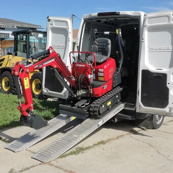 Japonský minibager Yanmar SV08, minirypadlo (960kg) záruka - 7