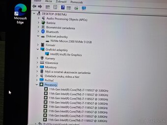 Dotykovy Dell XPS 13 9310 OLED s 3.5K displejom v super stav - 7