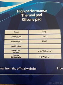 Thermal pad 15w/mk a 20w/mk - 7