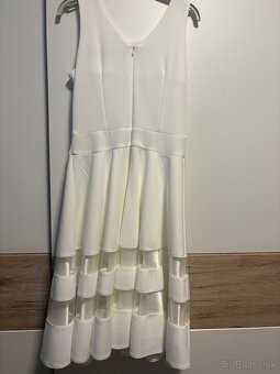 Kratke spolocenske saty biele - Adiva - 7