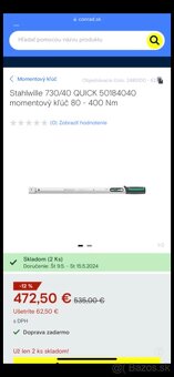 Momentovy kluc 80 - 400 NM - 7