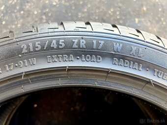 215/45 R17 – letné pneumatiky – 2 kusy - 7