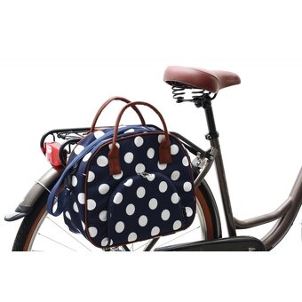 Pestrofarebná taška JANNIE na nosič bicykla nová - 7
