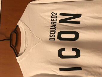 DSQUARED2 white pánska mikinka L/XL - 7