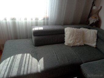 Rohová rozkladacia sedačka - 7