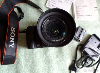 Predám kvalitnú japon. zrkadlovku SONY DSLR A500. - 7