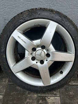 Orig 17” AMG mercedes, zanovne zimne pneu 1 sezona - 7