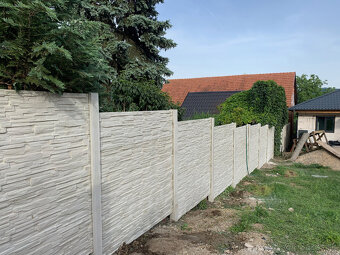 Betónový plot, vibroliaty, certifikovaný betón - 7