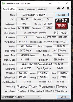 MSI Radeon RX 5600 XT Mech OC 6GB - 7