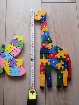 Drevené obojstranné puzzle - 7