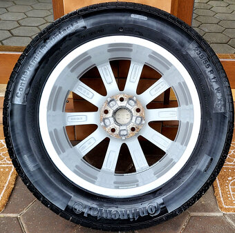 alu R17 5x112, letné pneu 235/55, orig. Audi Q3 + VW Tiguan - 7