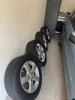 Alu hlinikové disky 5x105 + pneu 205/60 R16 Michelin - 7