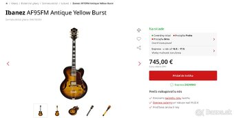 Gitara IBANEZ AF95FM-AYS - 7