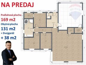 Predaj 4 izbový dom s dvojgarážou a pozemok 915 m2 Lužianky - 7