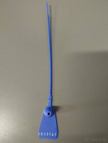 Plomba plastová modrá  zaťahovacia s klieštinou - 7