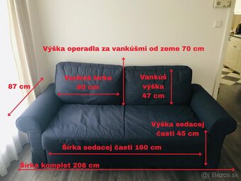 Rozkladacia sedačka IKEA VRETSTORP - 7