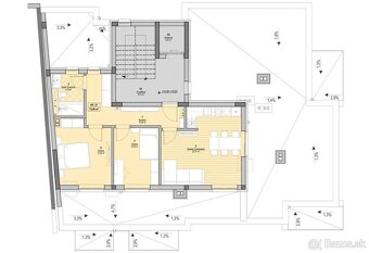 Panoramatický dvojizbový apartmán s dokonalou kombináciou št - 7