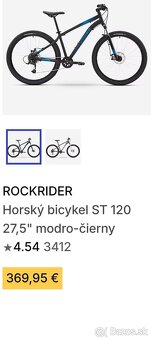 Rockrider ST 520, kolesá 27,5" rám 17,5" - 7
