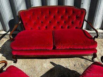 Starožitná neobaroková sedacia súprava - 7