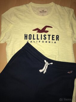 SÚPRAVA HOLLISTER: kraťasy + 2 x tričko veľ. M - 7
